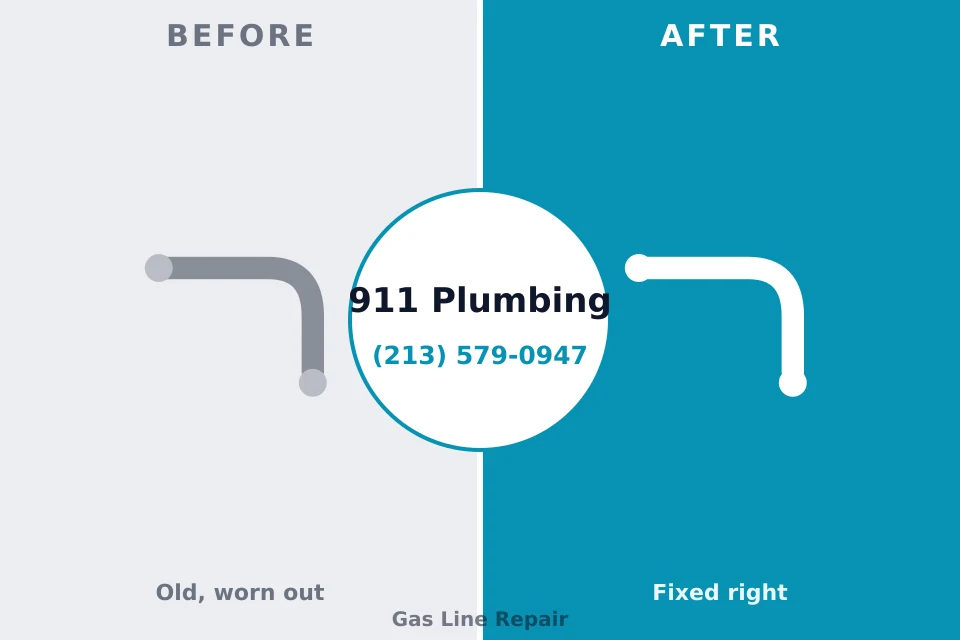 Before and after: plumbing company Milford, IA